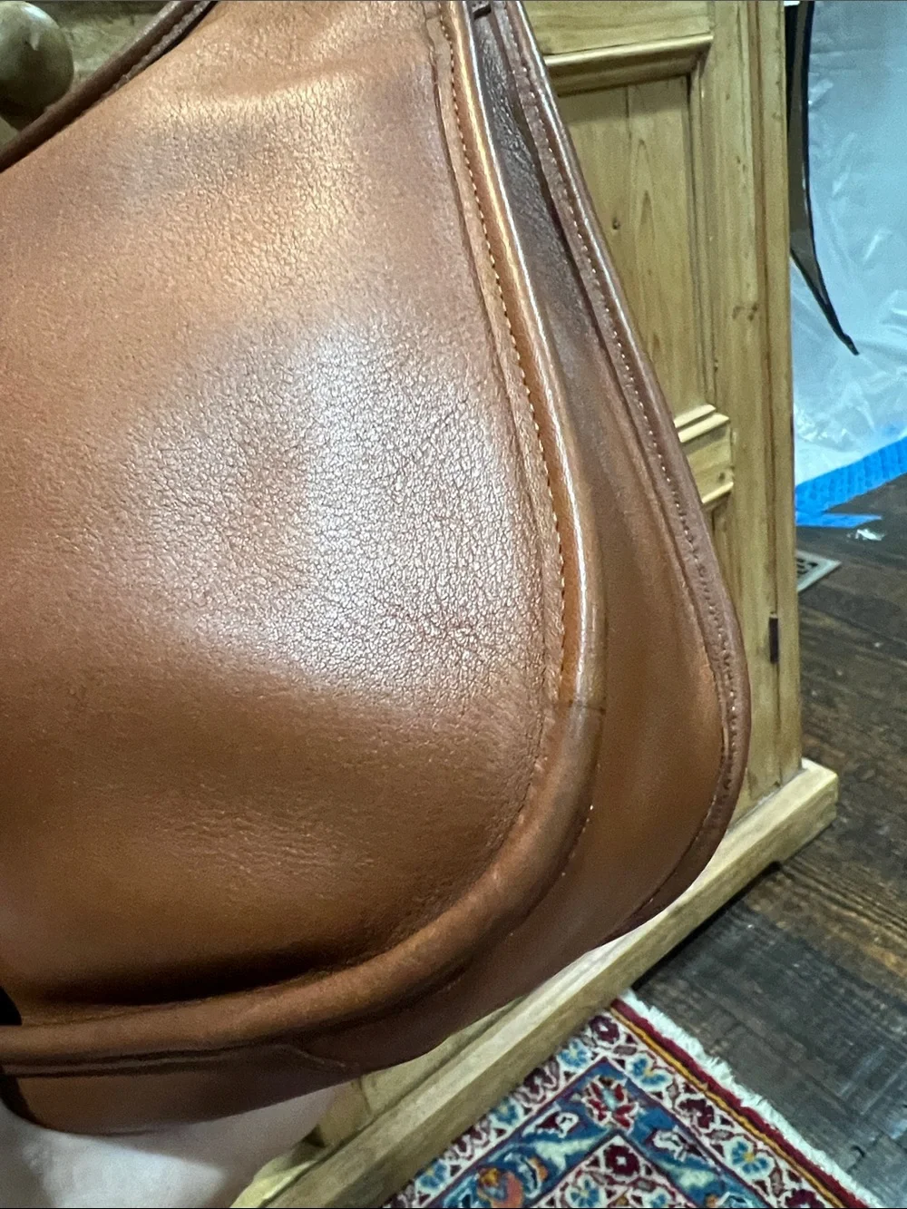Coach 9980 Taft Crossbody in British Tan Leather
